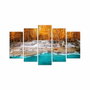 Wallity Pintura decorativa de MDF 5DMDF-45 Multicolor